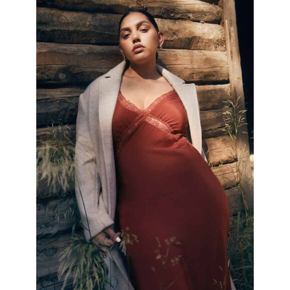 Reformation Provence Silk Tank Midi Dress - XL - Picture 5 of 6